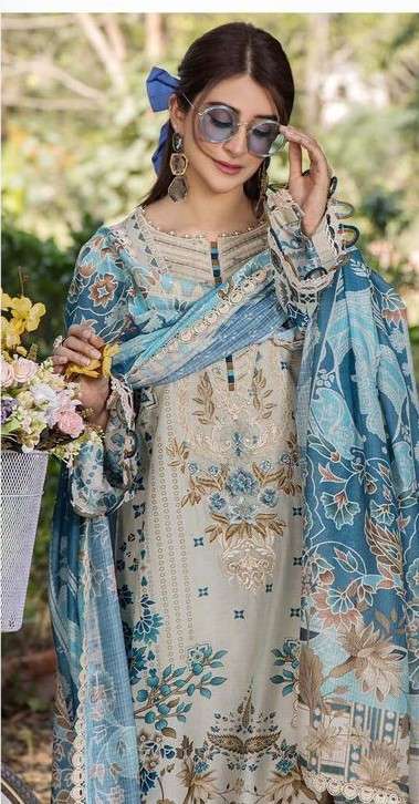 GULAAL VOL 2 Neck‎ print by Aaliz Prints